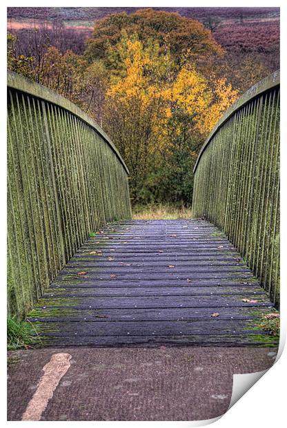 The Bridge to Autumn Print by Steve Purnell