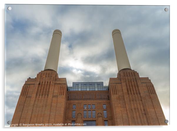 Battersea Power Station Acrylic by Benjamin Brewty