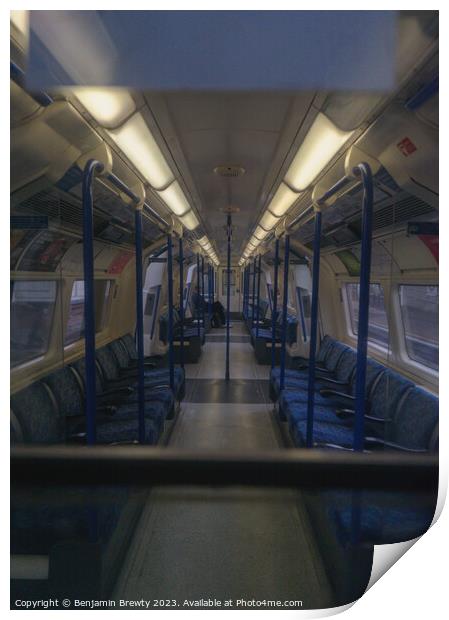 London Underground Print by Benjamin Brewty