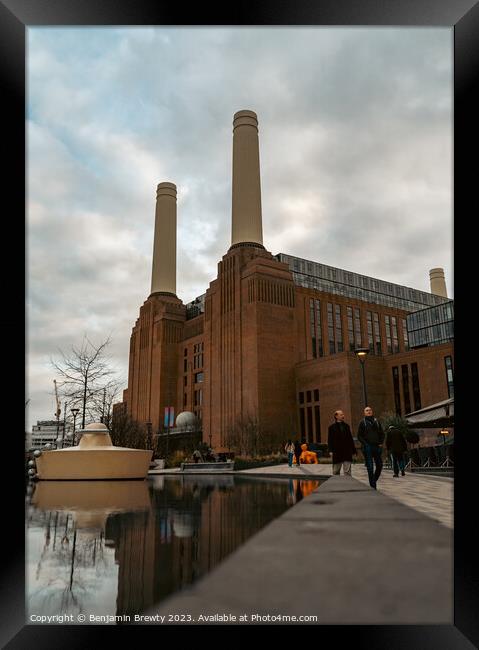 Battersea Power Station Framed Print by Benjamin Brewty
