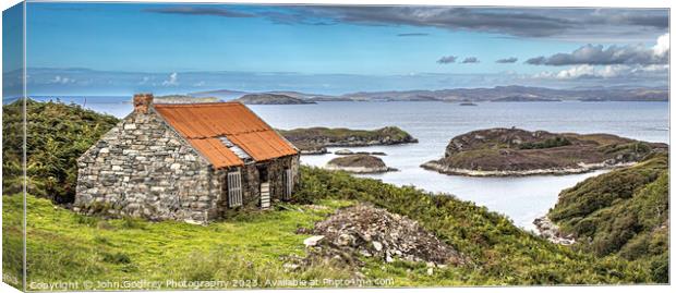 Red Roof Cottage Canvas Print by John Godfrey Photography