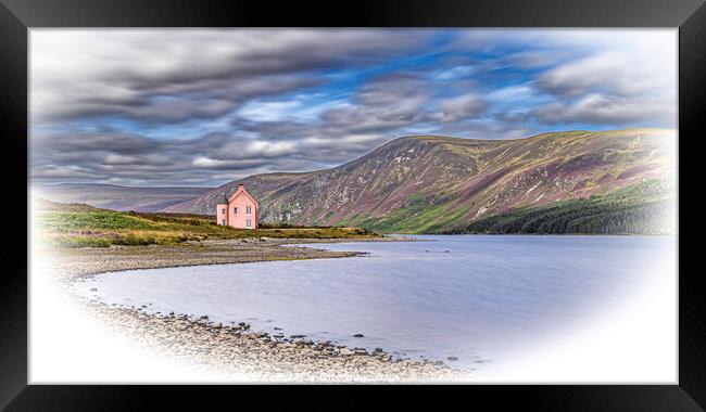 The Pink House Framed Print by John Godfrey Photography