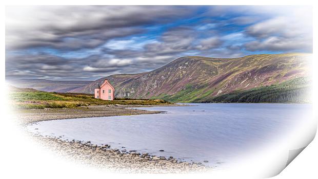 The Pink House Print by John Godfrey Photography