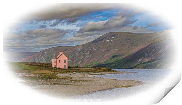 The Pink House. Print by John Godfrey Photography
