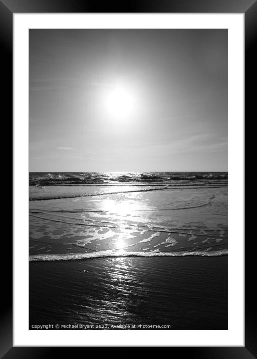 Majestic Sunrise Overlooking the Sea Framed Mounted Print by Michael bryant Tiptopimage