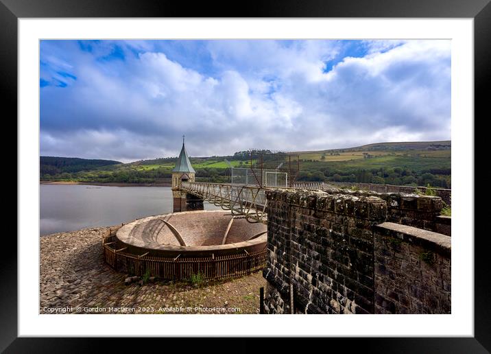 Pontsticill Reservoir. Brecon Beacons, South Wales  Framed Mounted Print by Gordon Maclaren