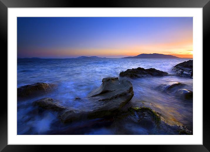 San Juan Sunset  Framed Mounted Print by Mike Dawson