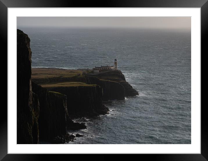 Neist Point Lighthouse Framed Mounted Print by Emma Dickson
