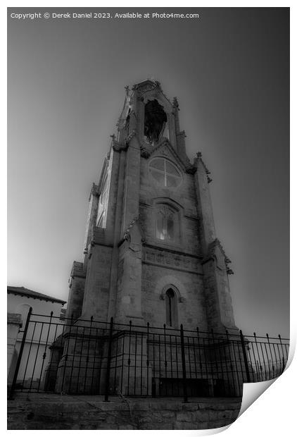 The Majestic Memorial of Wellington Print by Derek Daniel