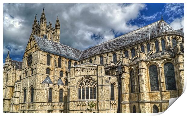 Canterbury Cathedral  Print by Alison Chambers