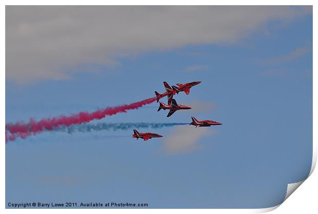 5 Reds 3 Print by Barry Lowe