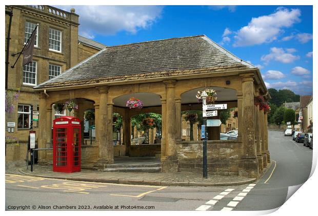 Ilminster Print by Alison Chambers