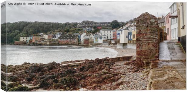 Kingsand Cornwall End Of The Road Canvas Print by Peter F Hunt