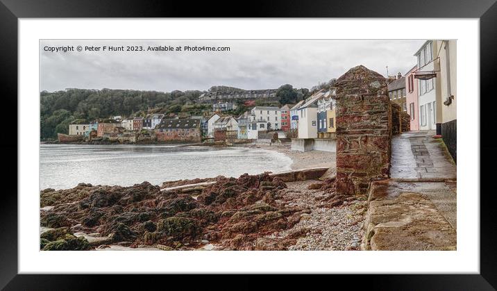 Kingsand Cornwall End Of The Road Framed Mounted Print by Peter F Hunt