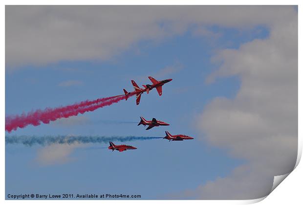 5 Reds 4 Print by Barry Lowe