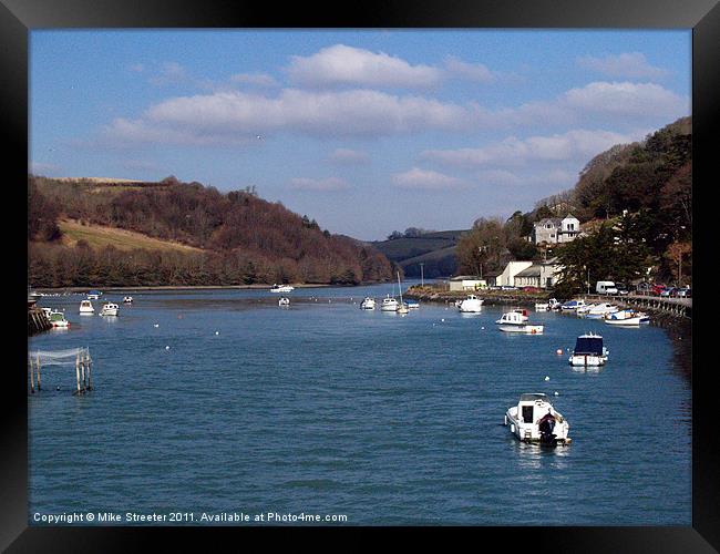 Looe River Framed Print by Mike Streeter