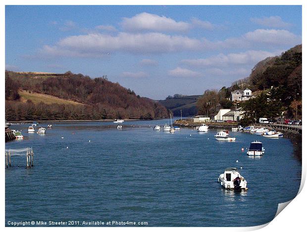 Looe River Print by Mike Streeter