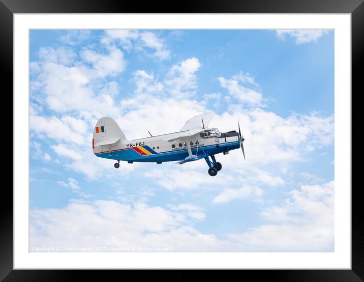 Antonov An-2 Framed Mounted Print by Cristi Croitoru