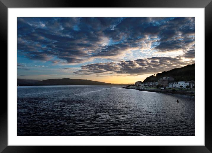 Isle of Bute Ferry  Framed Mounted Print by Steve Taylor