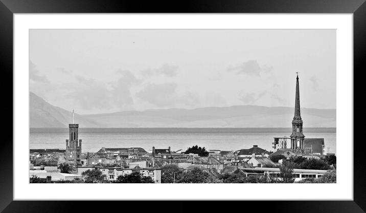Ayr town centre, Scotland Framed Mounted Print by Allan Durward Photography