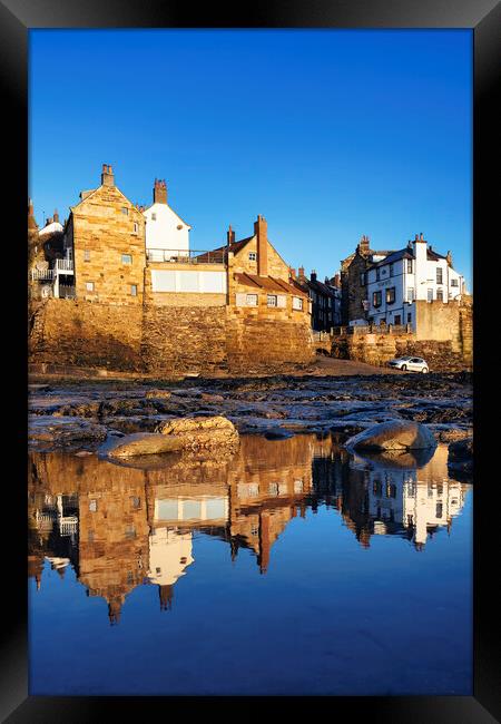 Robin Hoods Bay Reflections Framed Print by Tim Hill