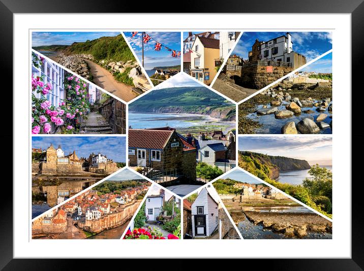 Captivating Views of Robin Hoods Bay Framed Mounted Print by Tim Hill