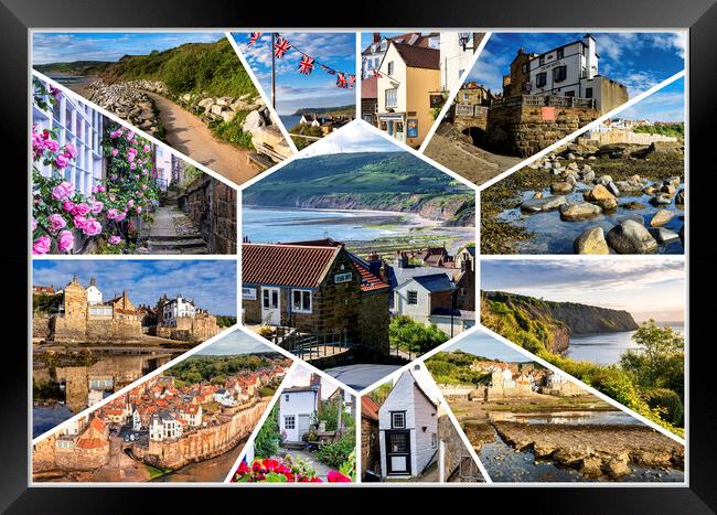 Captivating Views of Robin Hoods Bay Framed Print by Tim Hill