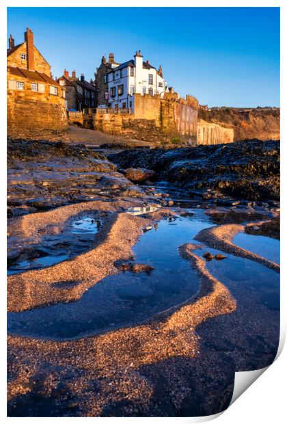 A Majestic Sunrise over Robin Hoods Bay Print by Tim Hill