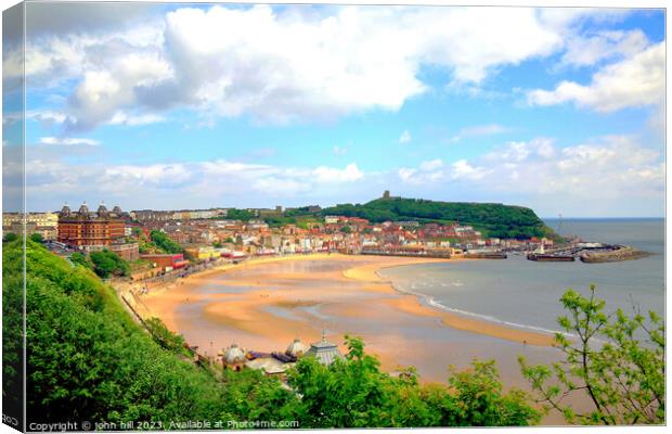 Scarborough, North Yorkshire, UK. Canvas Print by john hill
