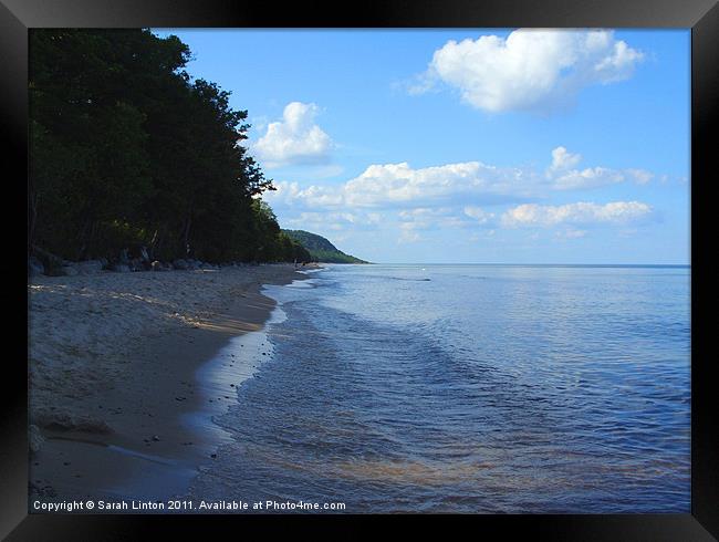 Knäbackshusen Beach Framed Print by Sarah Osterman