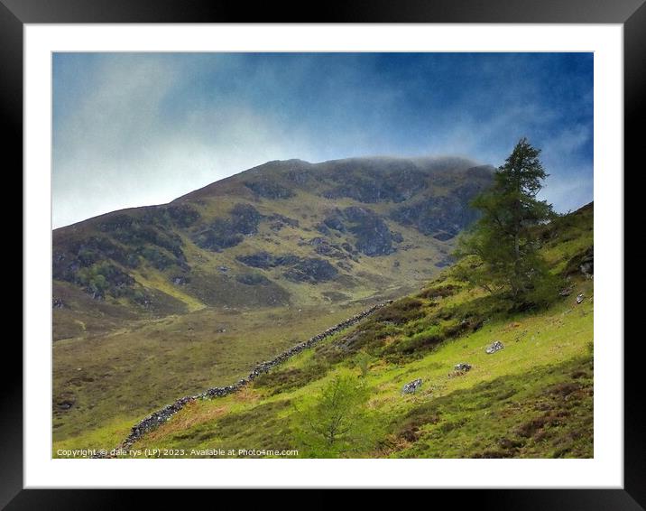WILD HIGHLANDS / 5 SISTERS -kintail-scotland     Framed Mounted Print by dale rys (LP)
