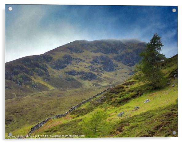 WILD HIGHLANDS / 5 SISTERS -kintail-scotland     Acrylic by dale rys (LP)
