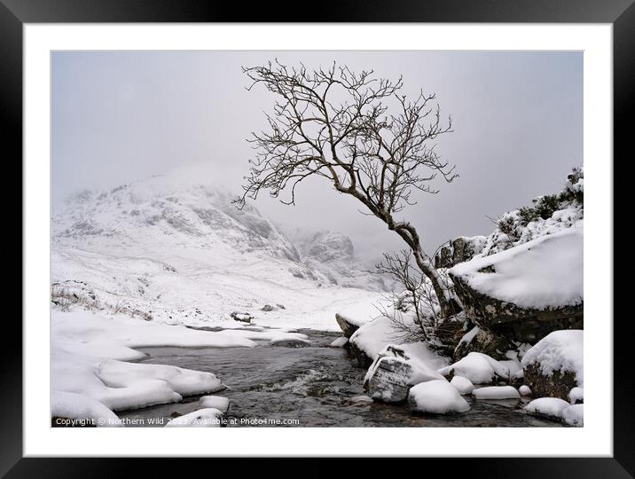 Winter Glenco Scottish Highlands Framed Mounted Print by Northern Wild