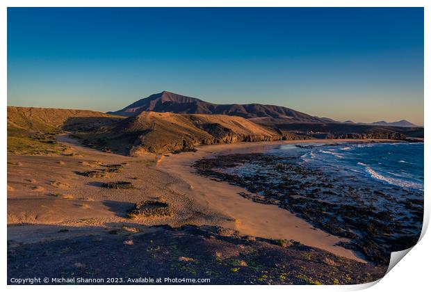 Early morning, Playa Caleta del Congrio, Papagayo, Print by Michael Shannon