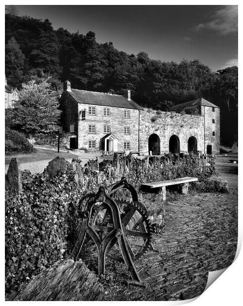 The Edgcumbe Arms, Cotehele Quay, Cornwall Print by Darren Galpin