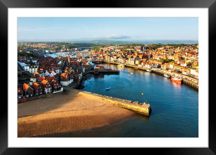 Discovering the Wonders of Whitby Framed Mounted Print by Tim Hill