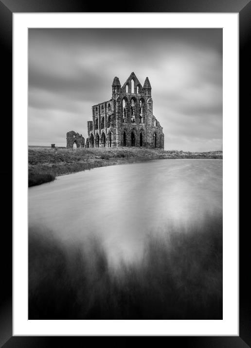 Hauntingly Beautiful Whitby Abbey Framed Mounted Print by Tim Hill