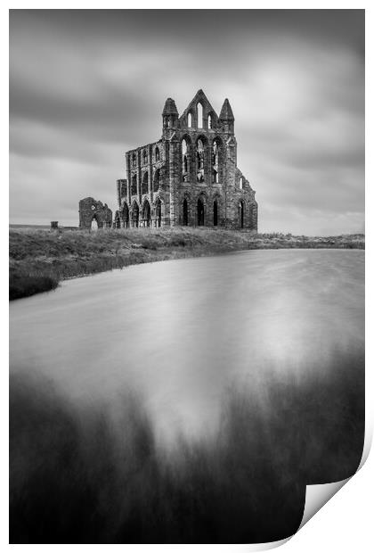 Hauntingly Beautiful Whitby Abbey Print by Tim Hill