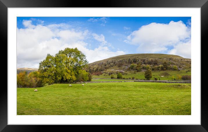Bucken countryside panorama Framed Mounted Print by Jason Wells