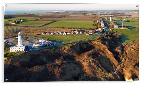 Flamborough Head East Yorkshire Acrylic by Tim Hill