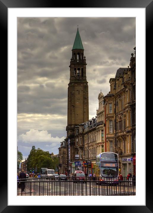 Shandwick Place Framed Mounted Print by Tom Gomez