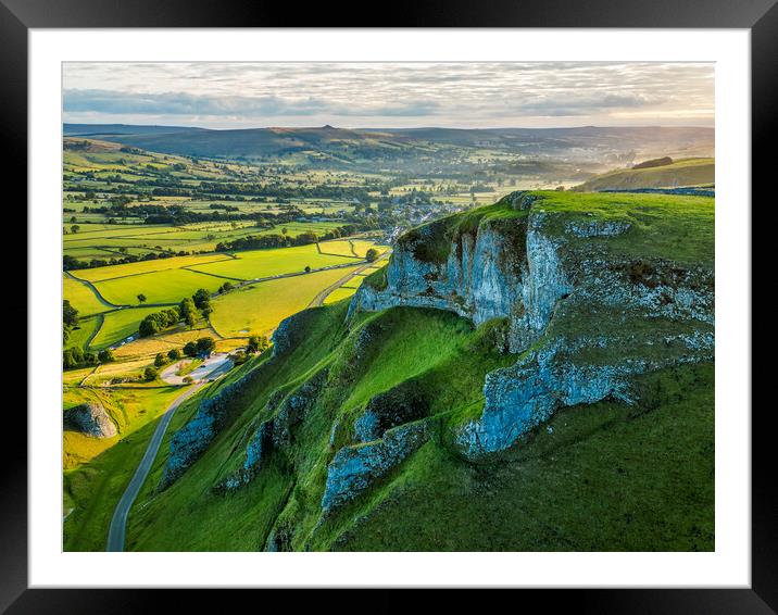 Winnats Pass Derbyshire Peak District Framed Mounted Print by Tim Hill