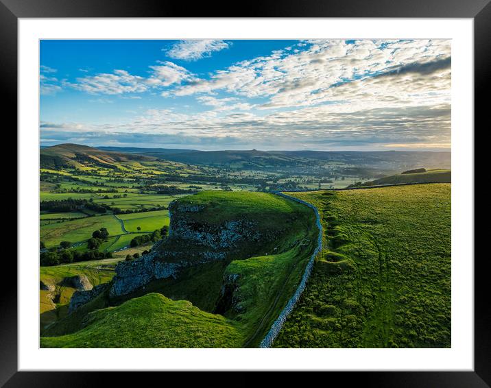 Majestic Hope Valley View Framed Mounted Print by Tim Hill