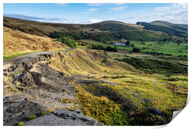 The Forgotten Road to Mam Tor Print by Tim Hill