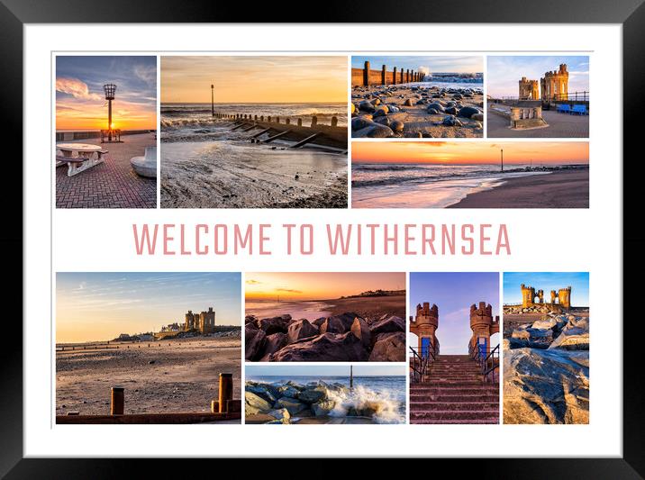 Discovering the Charm of Withernsea Framed Mounted Print by Tim Hill