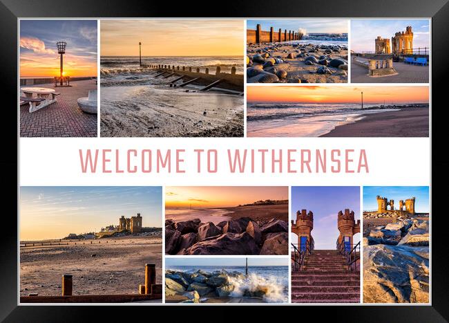 Discovering the Charm of Withernsea Framed Print by Tim Hill