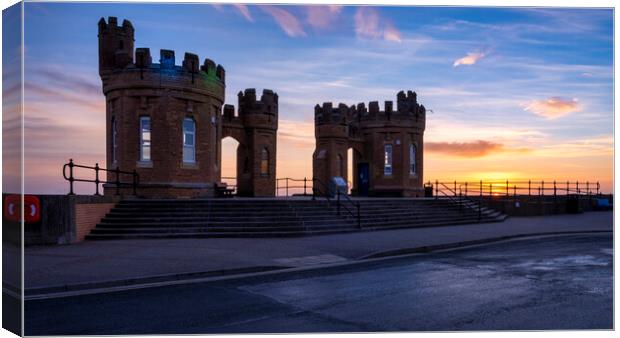 Pier Towers, Withernsea Canvas Print by Tim Hill