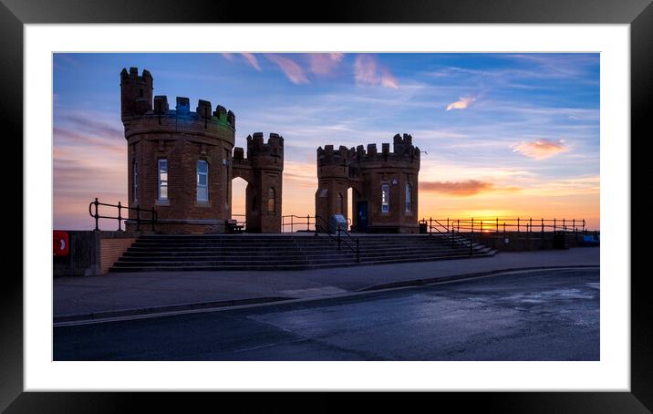Pier Towers, Withernsea Framed Mounted Print by Tim Hill