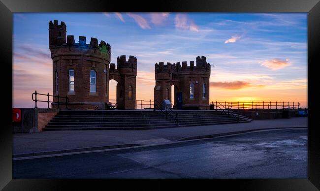 Pier Towers, Withernsea Framed Print by Tim Hill