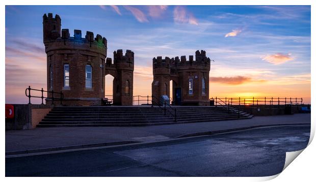Pier Towers, Withernsea Print by Tim Hill